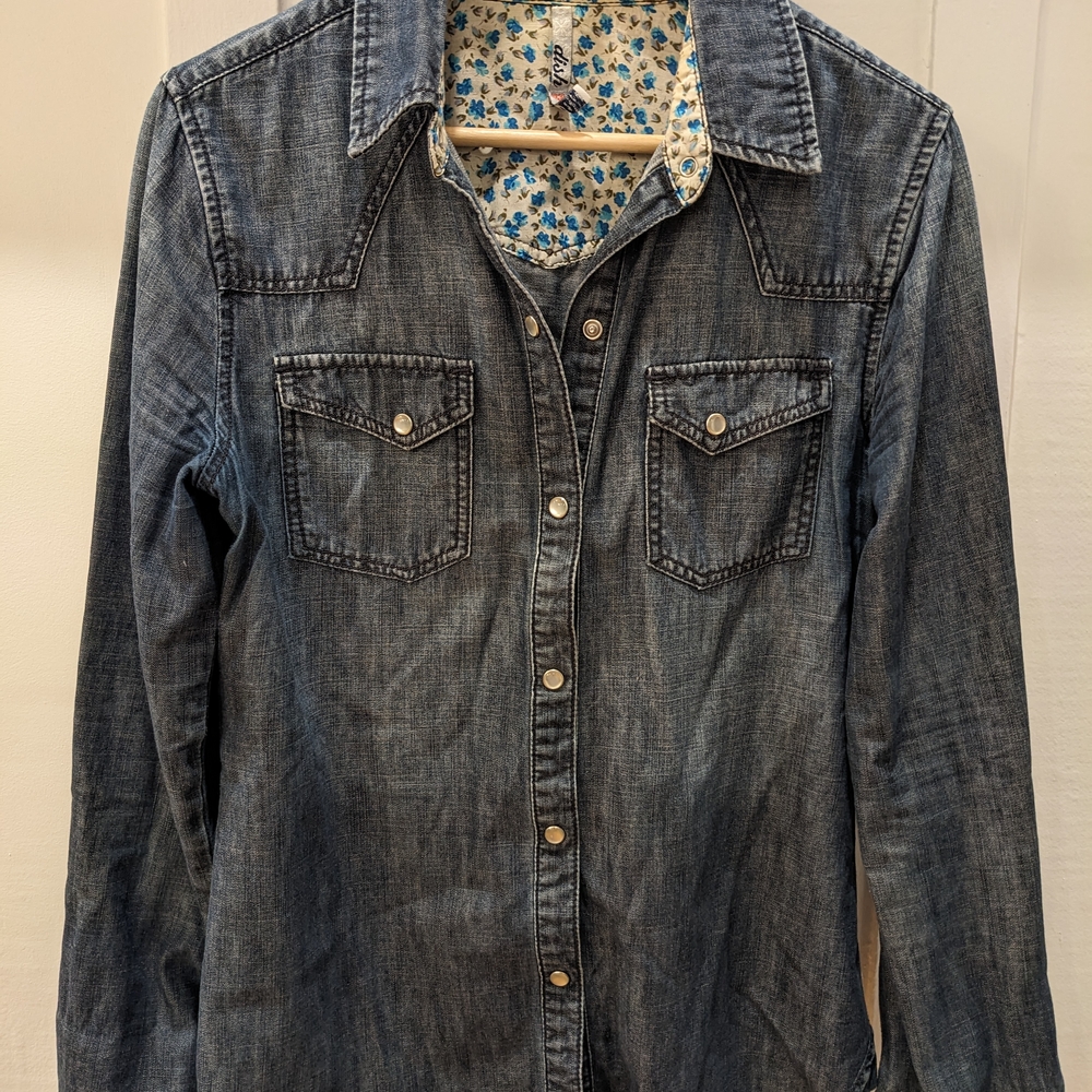 Denim Button Down Shirt